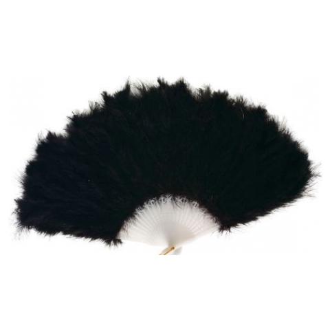 Ventaglio Piume Nero - Foto 1